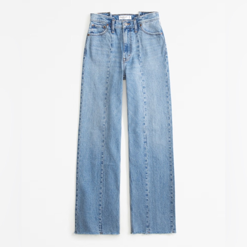 Abercrombie & Fitch Light Blue Women’s Straight Jeans